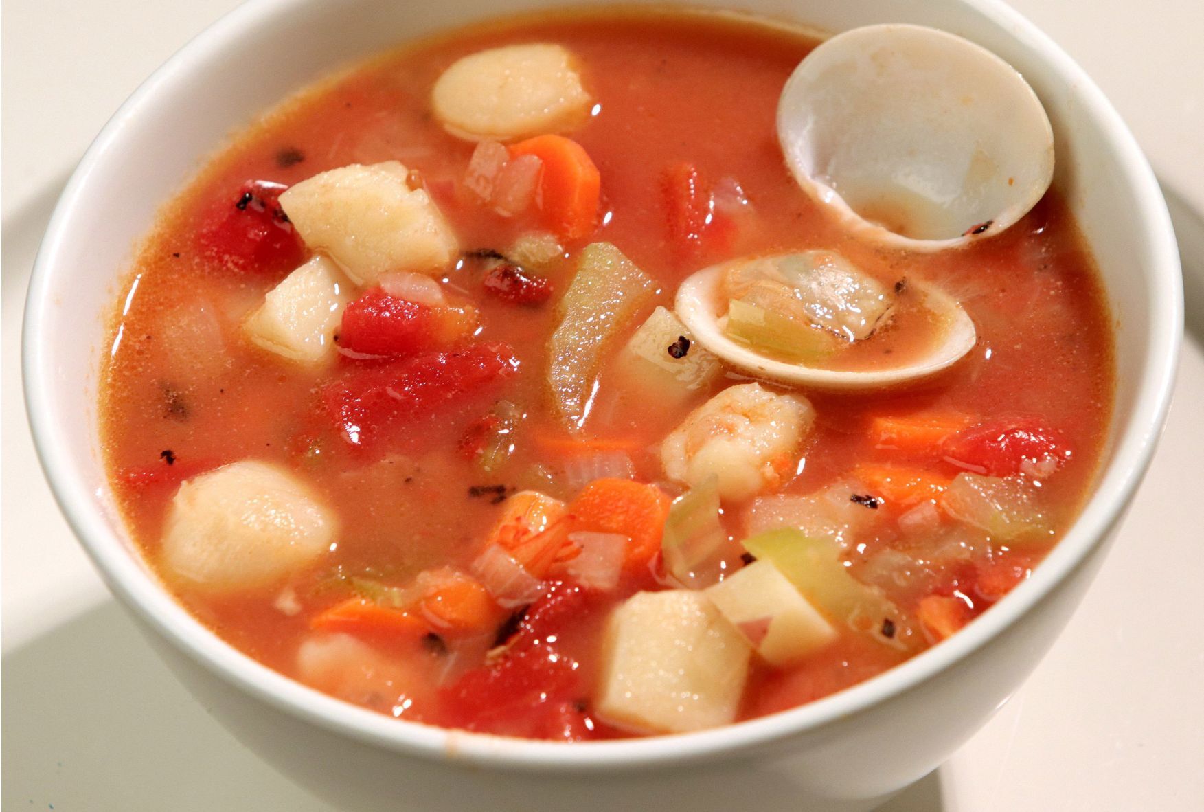 Hearty Shellfish soup